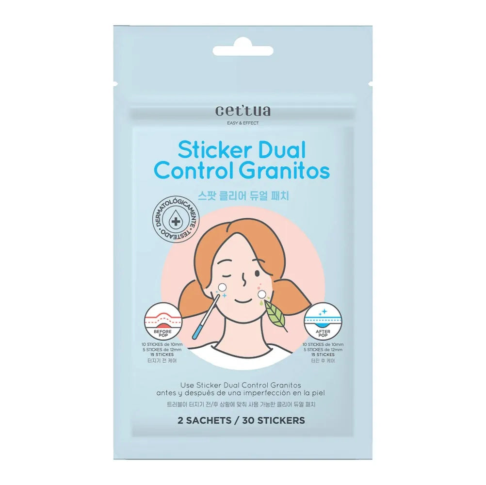 Sticker Dual Cettua Cont.granitos 30 Unidad