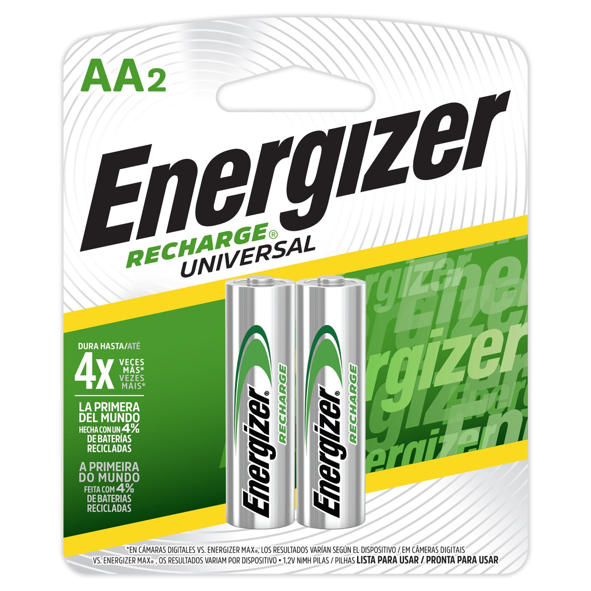 Pila Energizer Recargable Aa 2 Uds