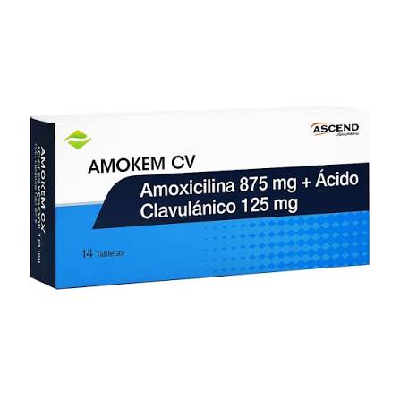 Amokem Cv Amocicilina 875+125 Acido Clavulanico