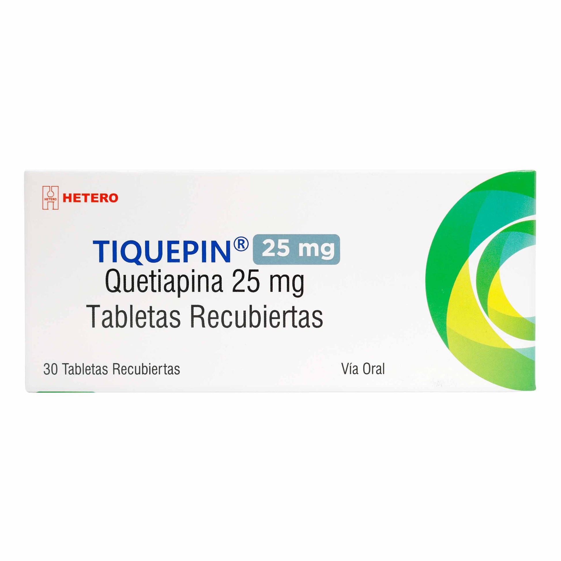 Tiquepin Quetiapina 25mg X 30 Tableta Hete