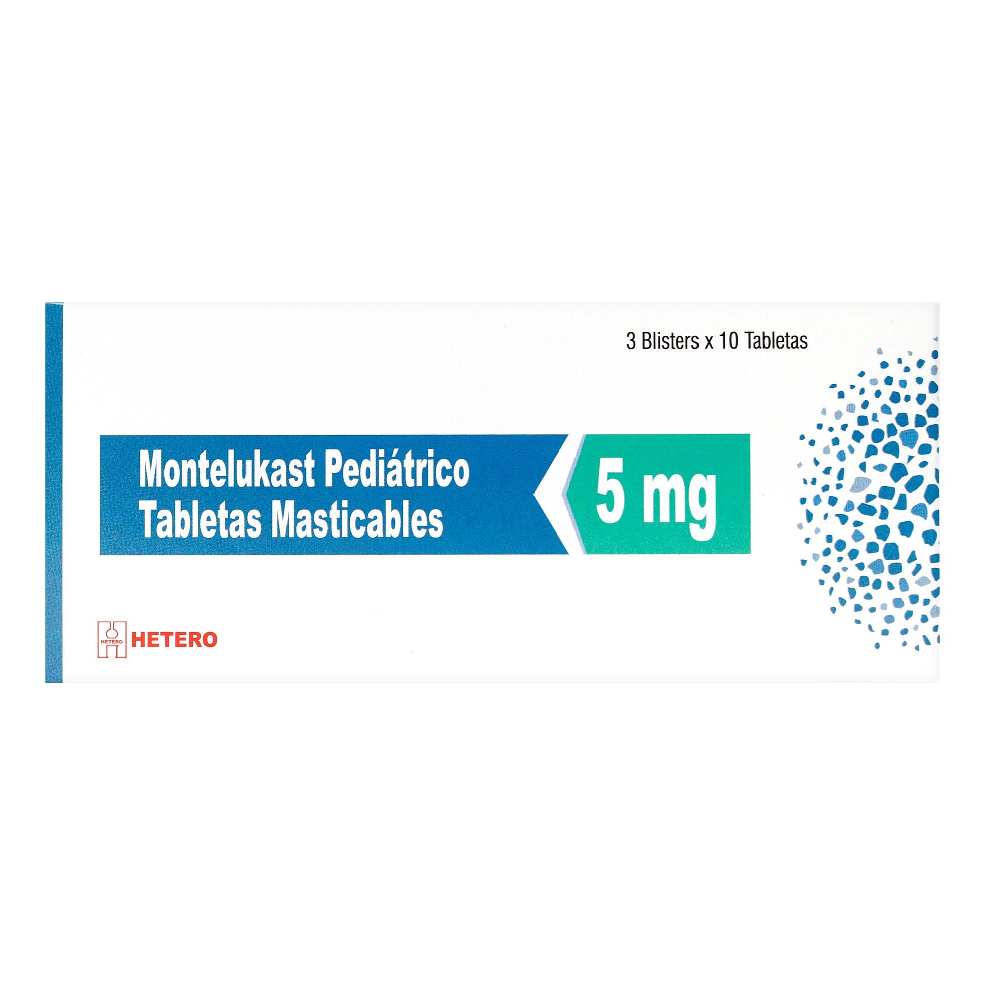 Montelukast 5 mg X 30 Tableta Hetero