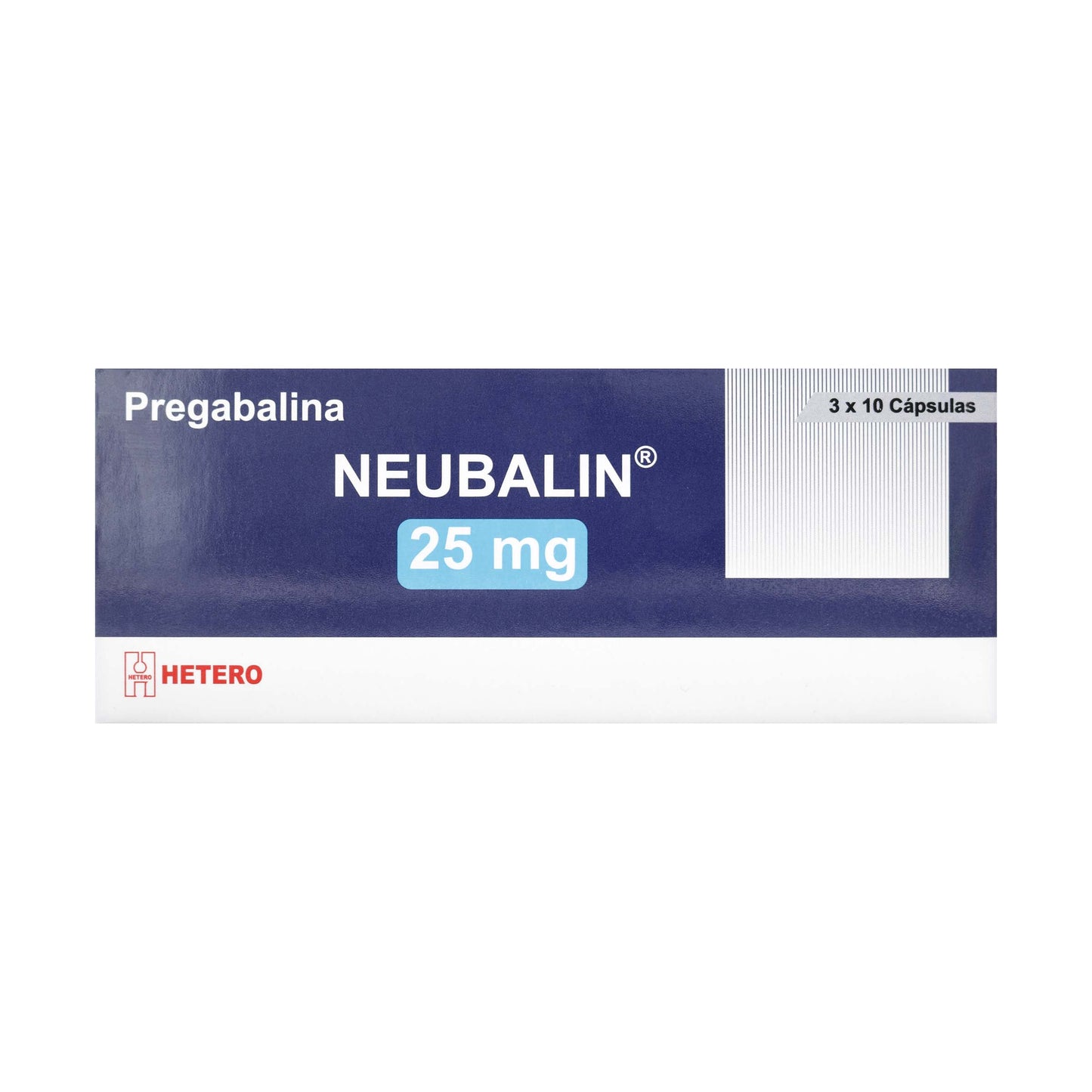 Neubalin Pregabalina 25 mg X 30 Cápsula He