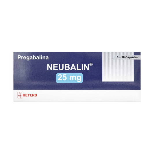 Neubalin Pregabalina 25 mg X 30 Cápsula He