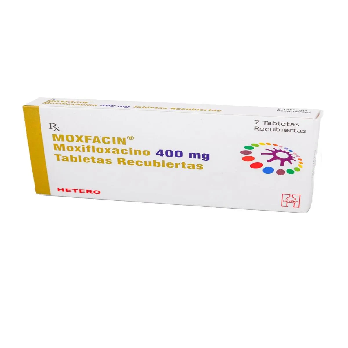 Moxfacin Moxifloxacino 400 MG X 7 Tabletas