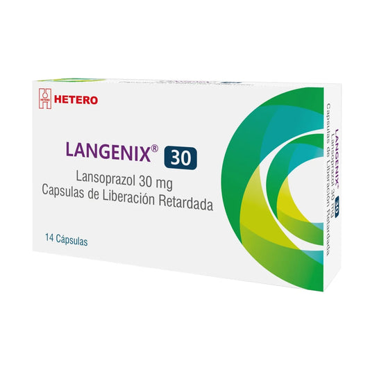Langenix Lansoprazol 30 MG X 14 Cápsulas