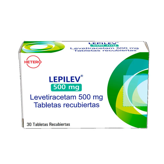 Lepilev Levetiracetam 500 MG X 30 Tab