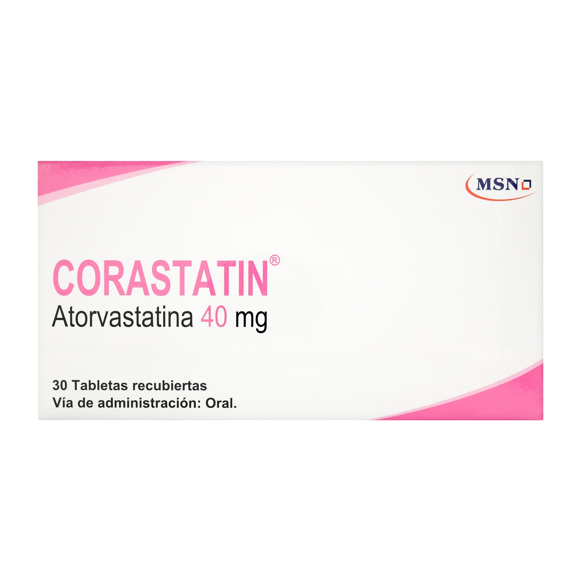 Corastin Atorvastatina 40 mg X 30 Tableta Ms