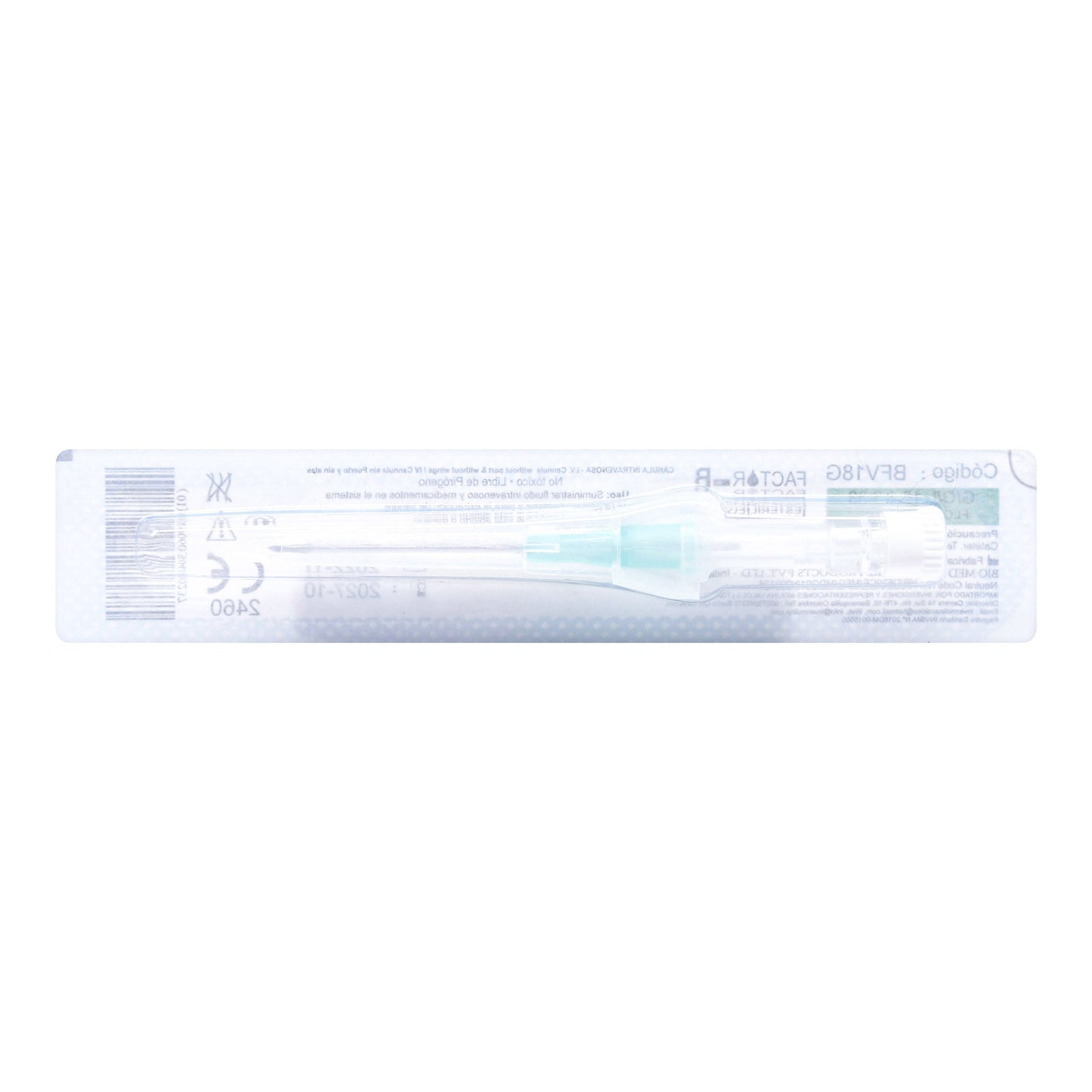Cateter Canula Intravenoso 18 g Unidad Icom