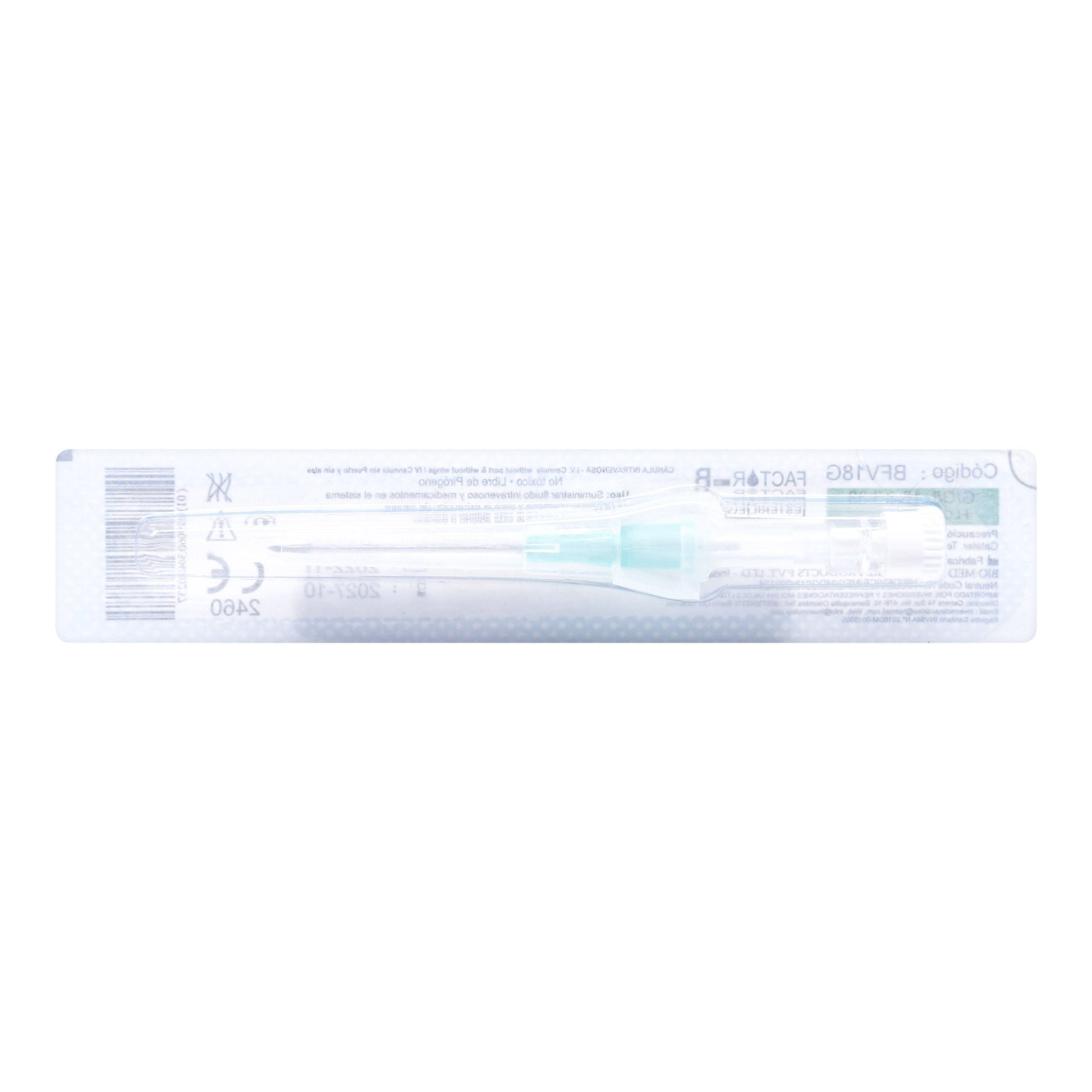 Cateter Canula Intravenoso 18 g Unidad Icom