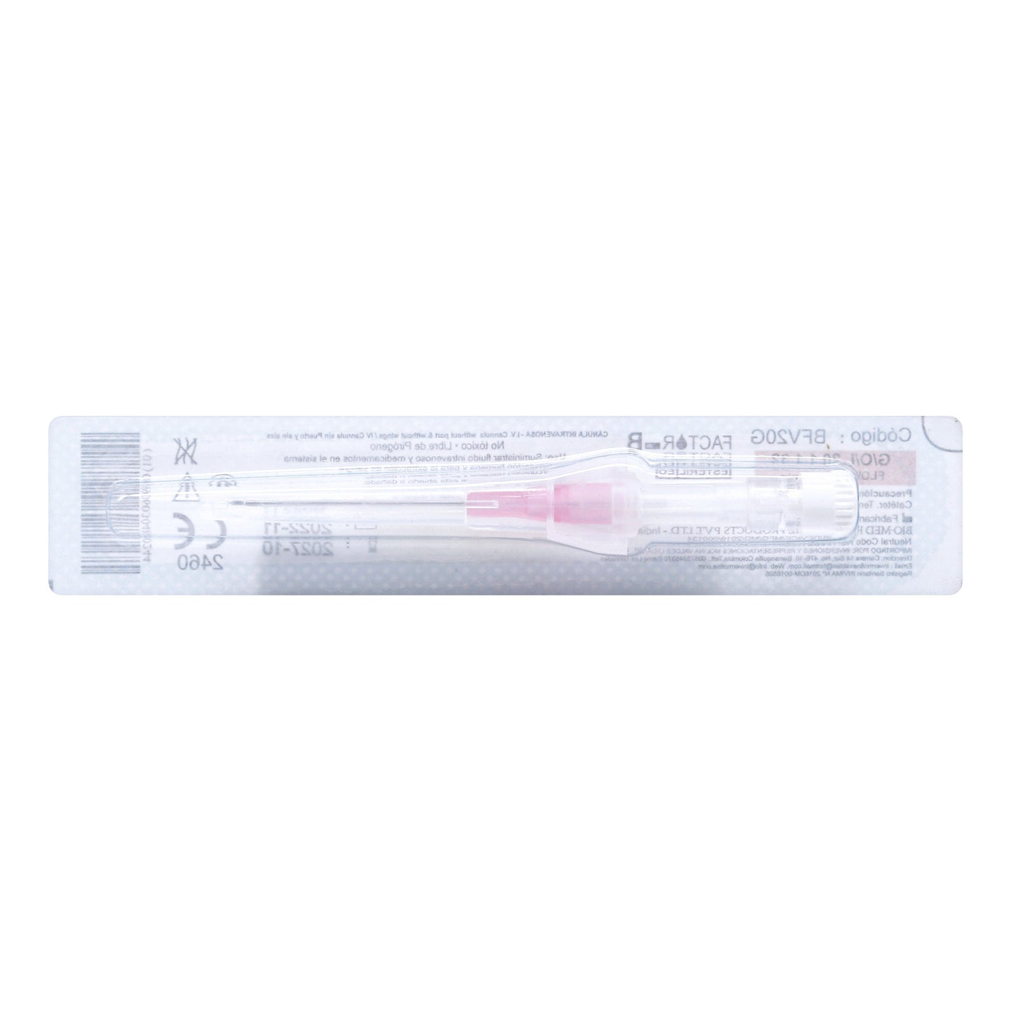 Cateter Canula Intravenoso 20g Unidad Icom