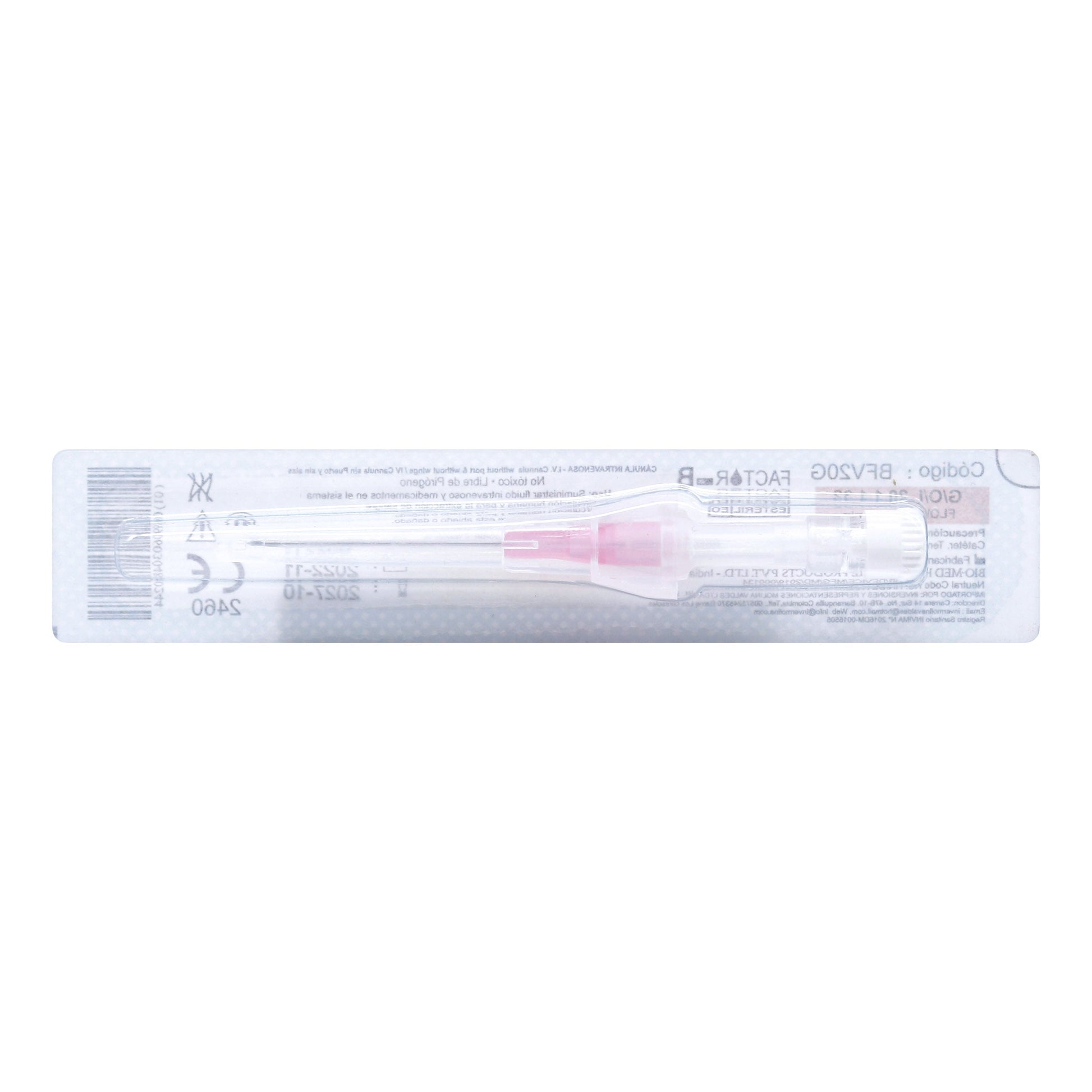 Cateter Canula Intravenoso 20g Unidad Icom