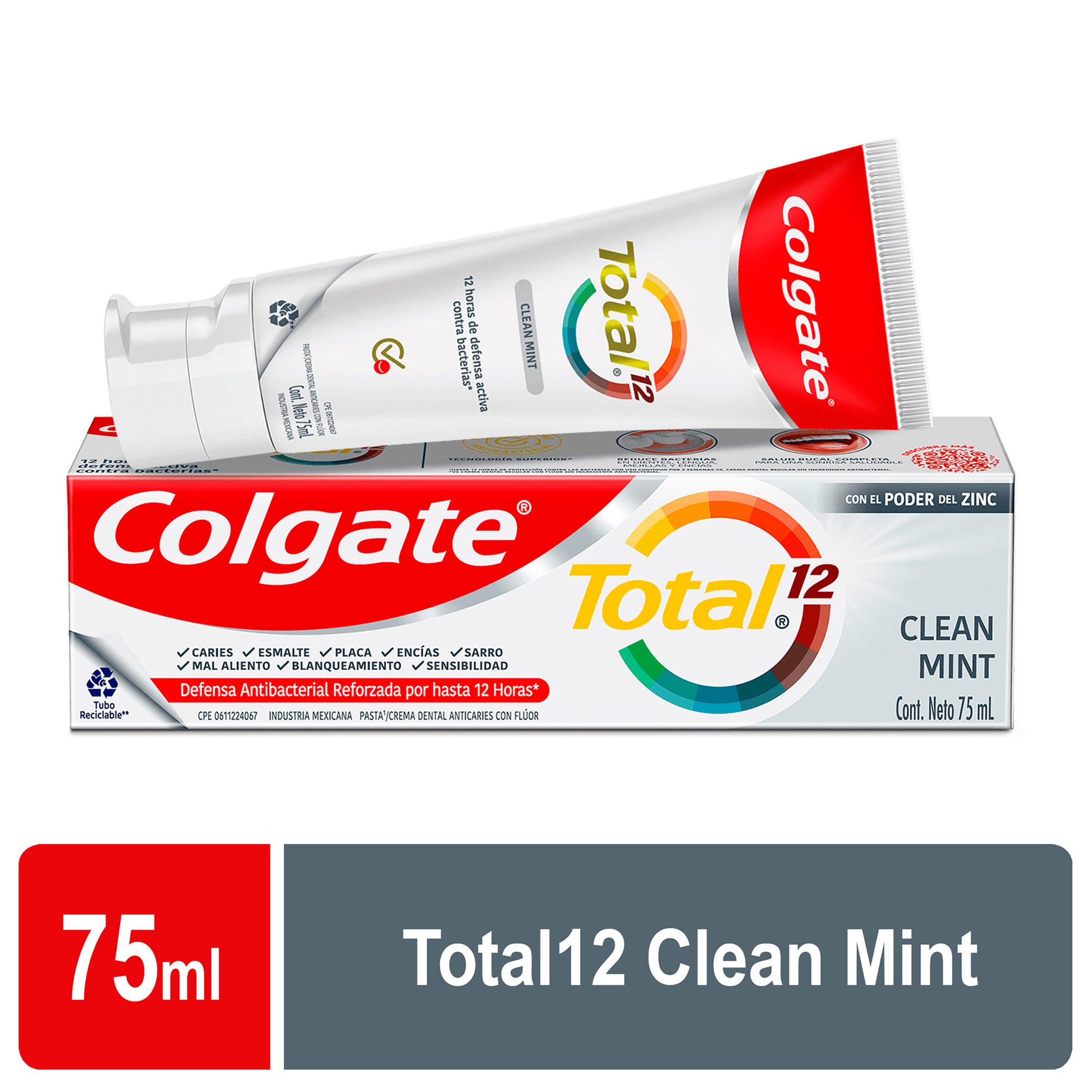 Crema Dental Colgate Total 12 Horas 75 ML