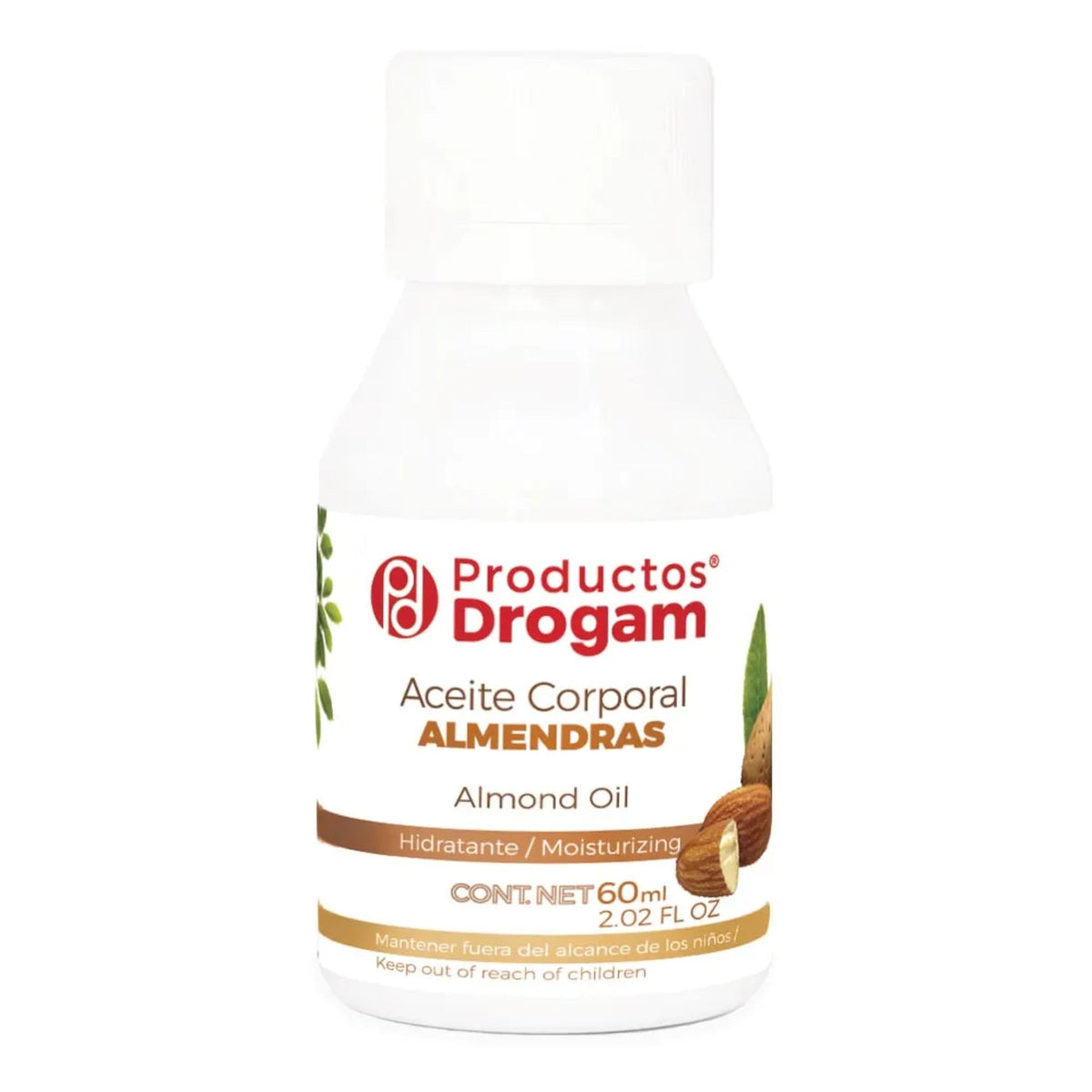 Aceite Corporal Almendras 60 ML Drogam