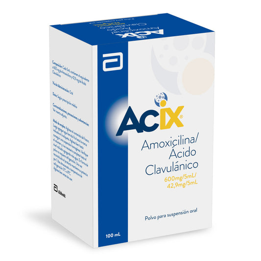 Acix Polvo Suspensión 600 Miligramos + 42.9 Miligramos