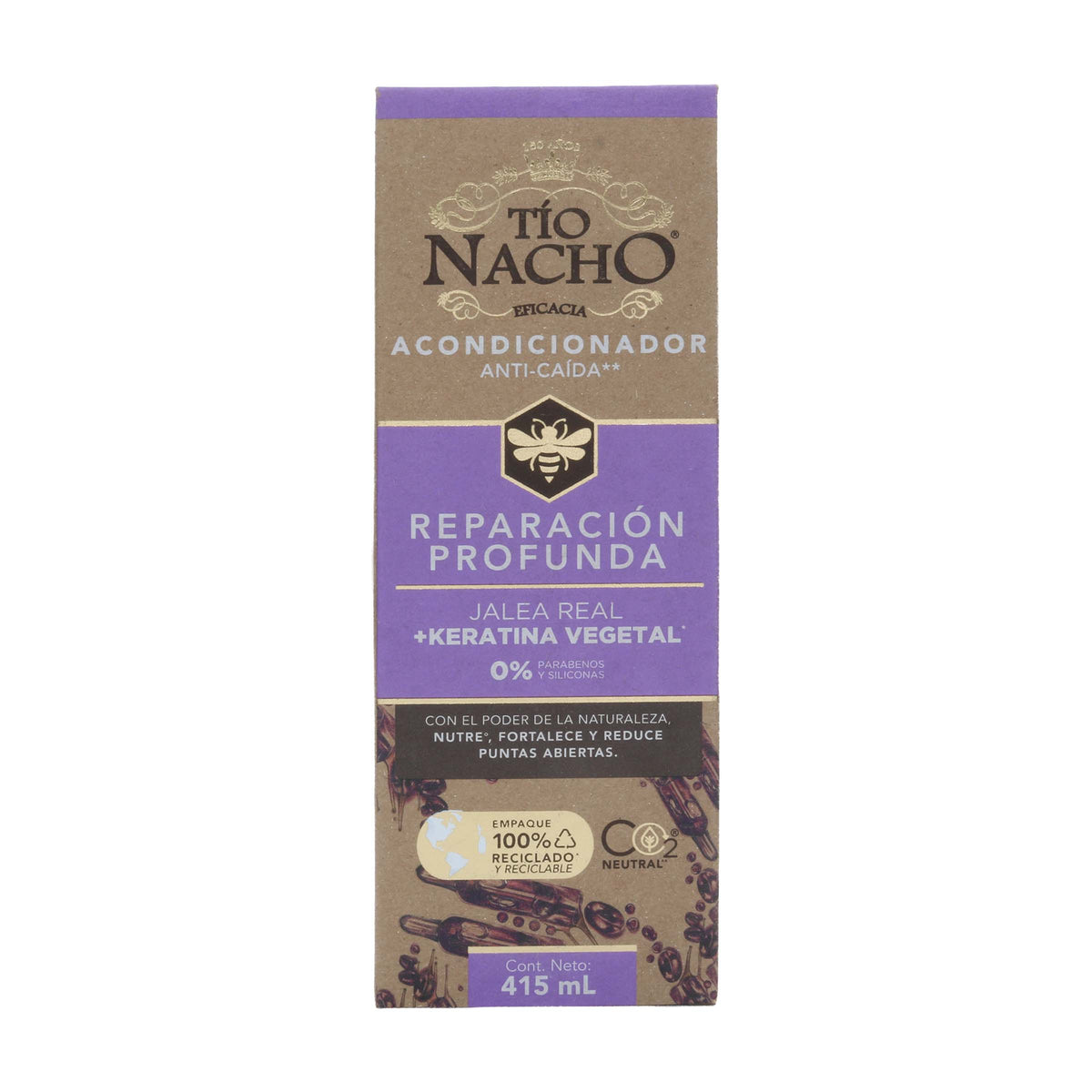 Aco Tio Nacho Keratina Vegetal 415ML