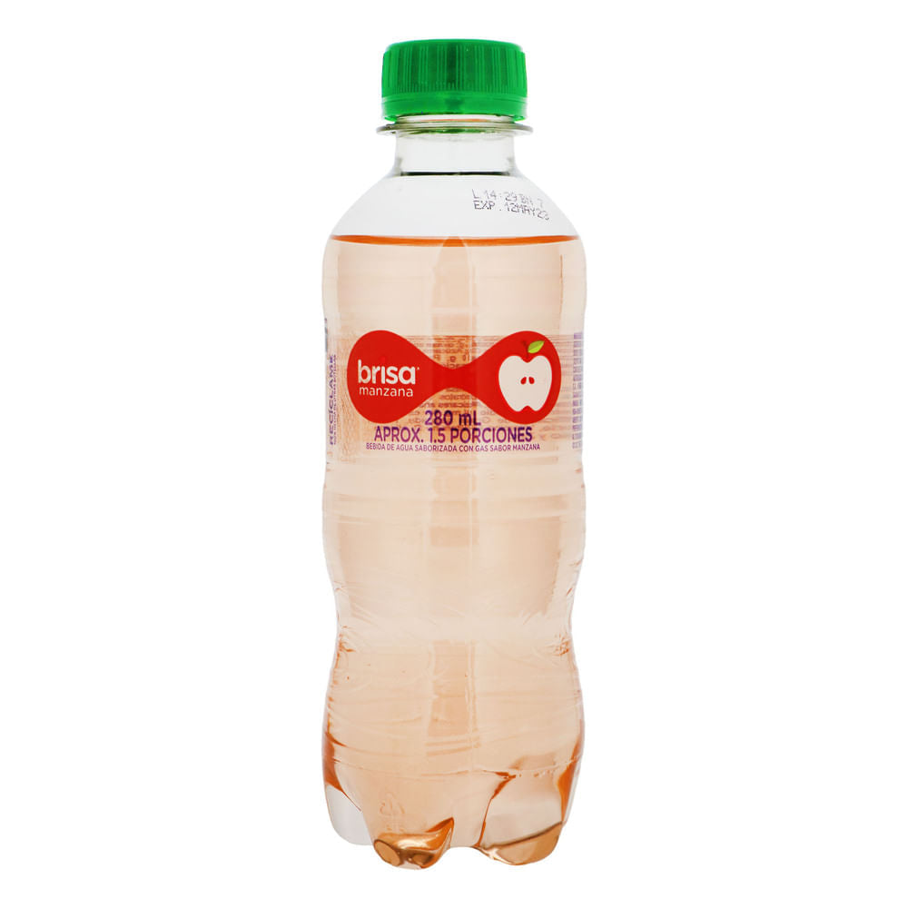 Agua Brisa Con Gas Manzana 280 ML