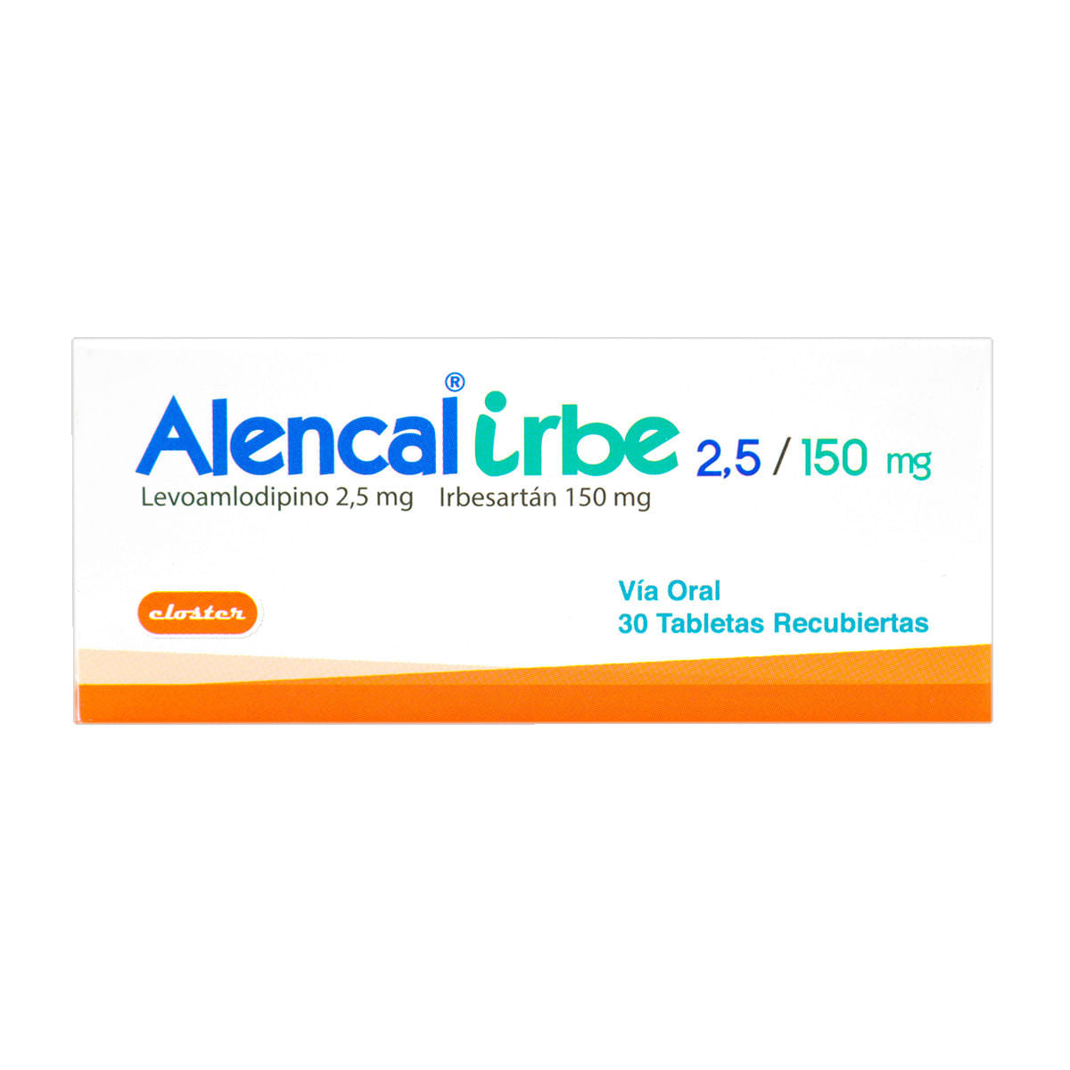 Alencal Irbe 2.5 MG/150 MG 30 Tabletas