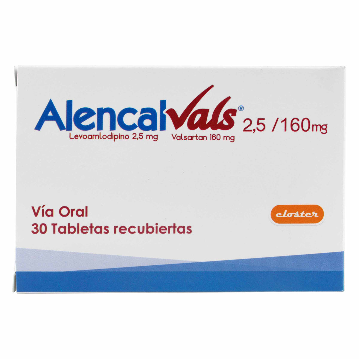 Alencal Vals 2.5 MG/160 MG 30 TAB