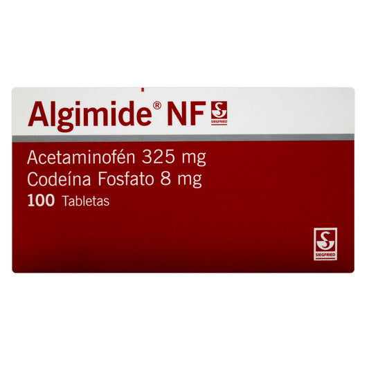 Algimide Nf 325/8 MG 100 Tbs Acetam/Code