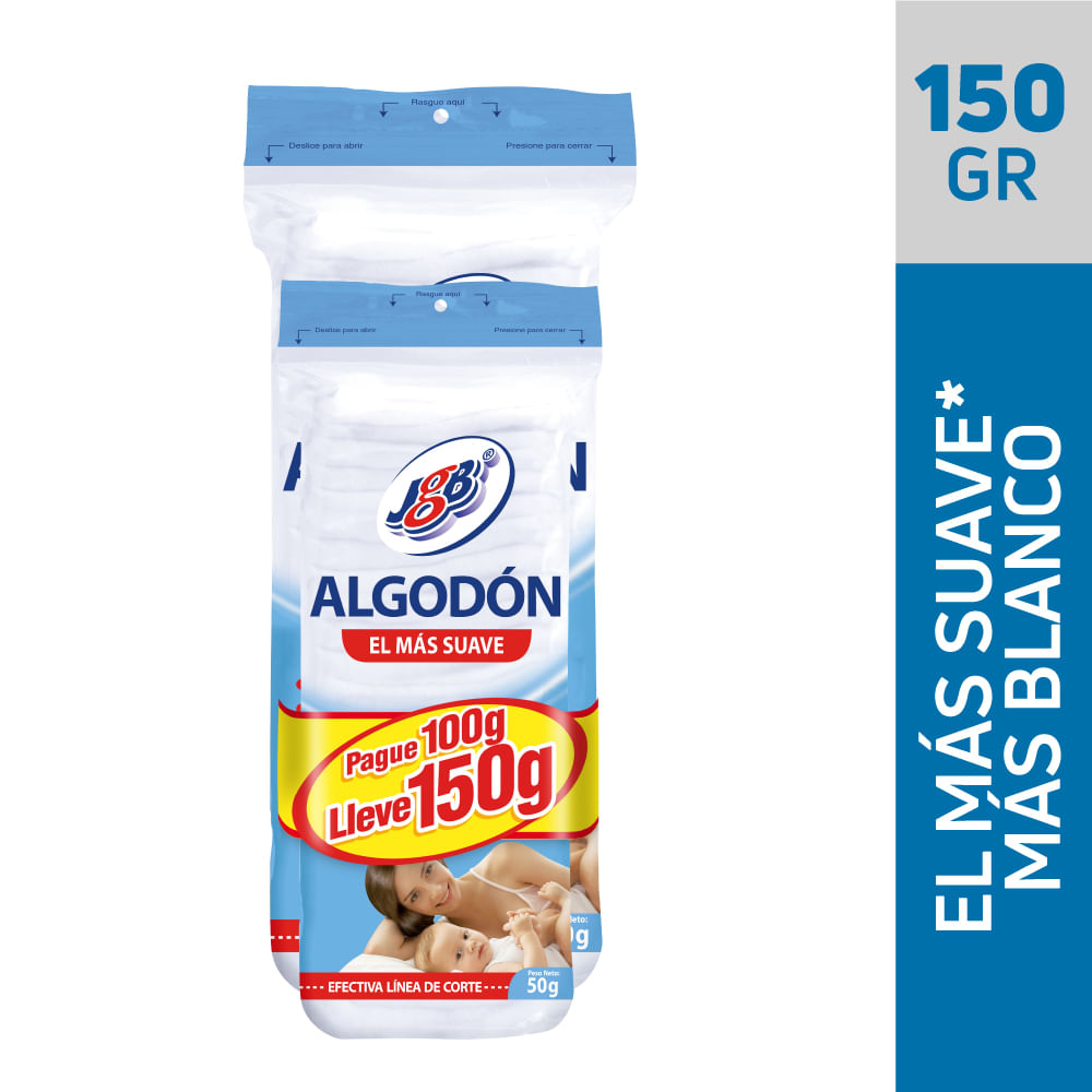 Algodón Zig Zag Jgb 100 Gramos + Algodón 50 Gramos