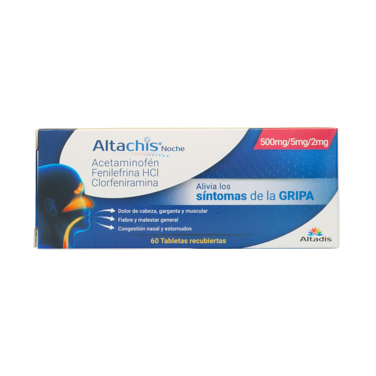 Altachis Noche 500MG5MG/2MG 60 Tbs