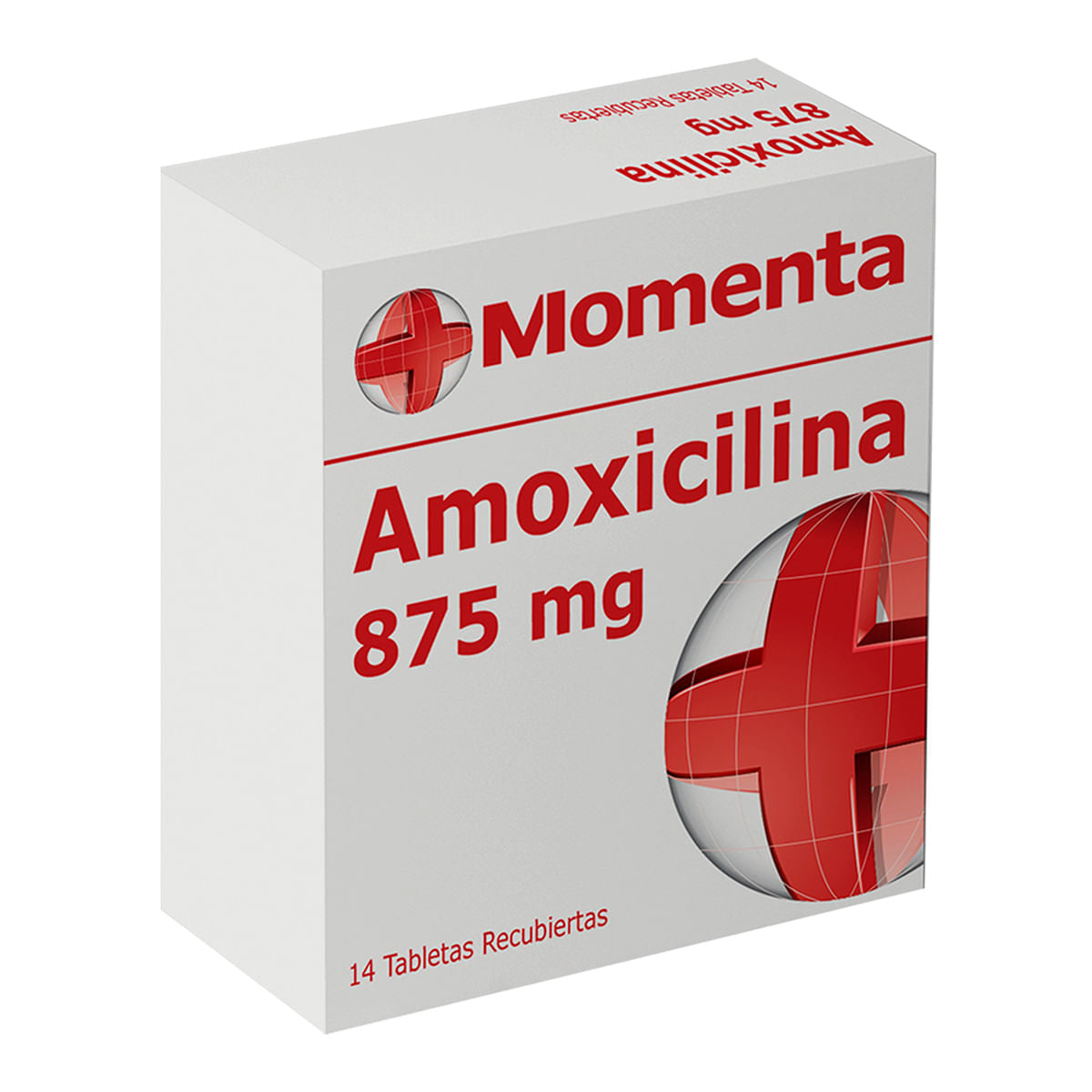 Amoxicilina 875 MG 14 Tabletas