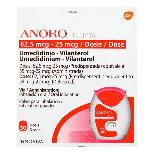 Anoro Ellipta 62.5MCG 30 Do