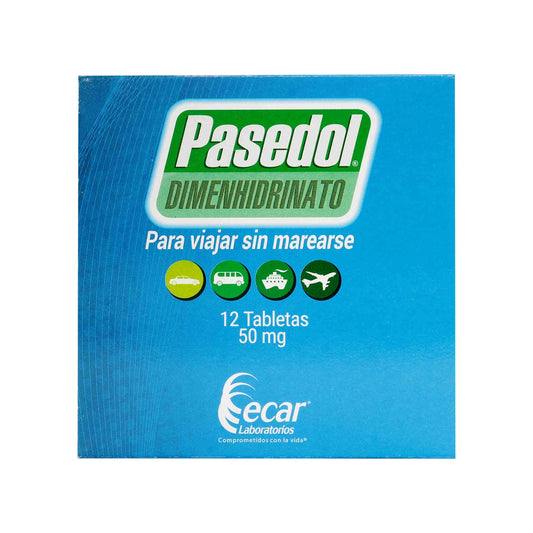 PASEDOL 50 MG 12 TBS
