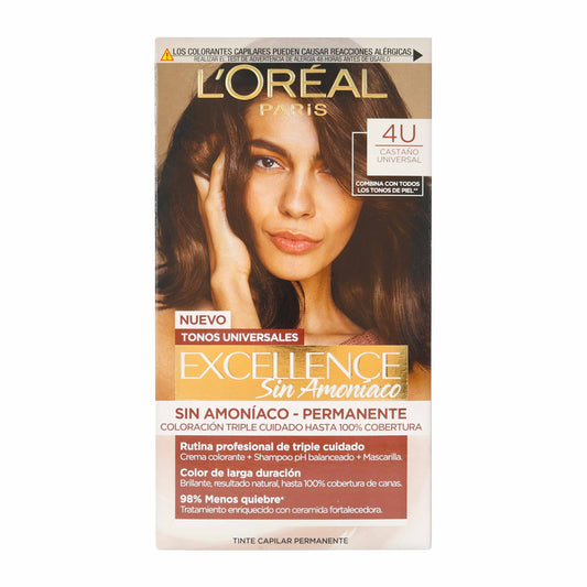 Excellence Sin Amoniaco 4U Castaño