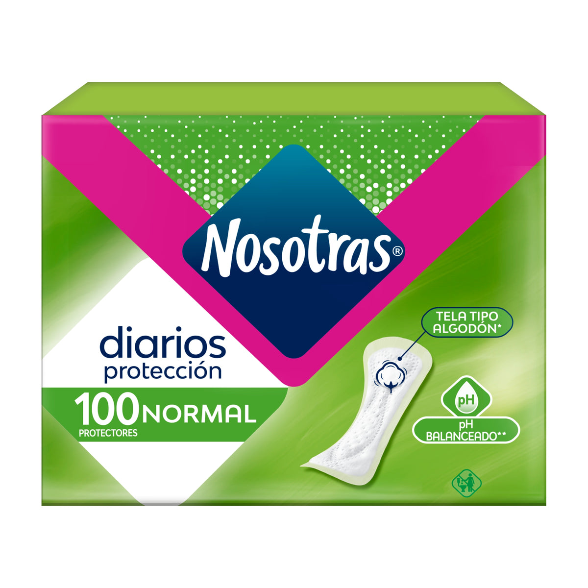 PROTECTOR NOSOTRAS DIARIOS NORMAL 100UND