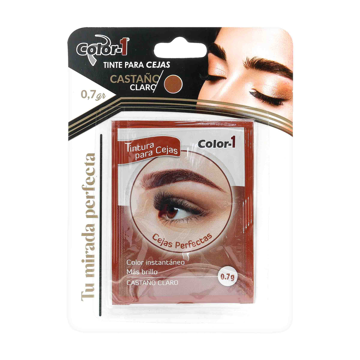 Tintura para Cejas Color 1 Castaño Claro