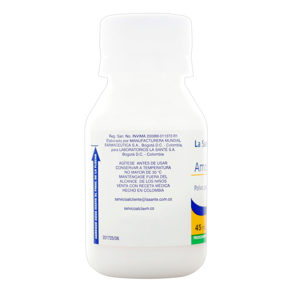 Amoxicilina 125 mg Suspensión 45 ml