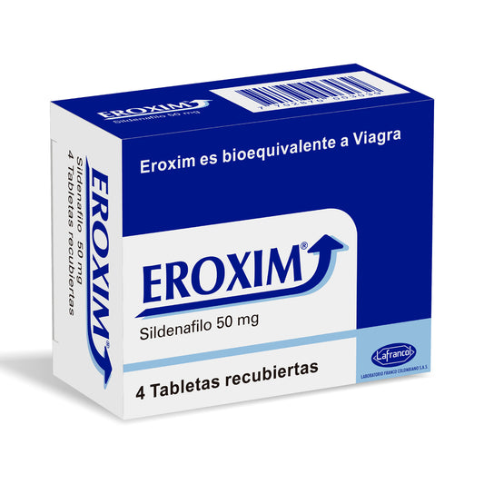 Eroxim 50 Miligramos 4 Tabletas