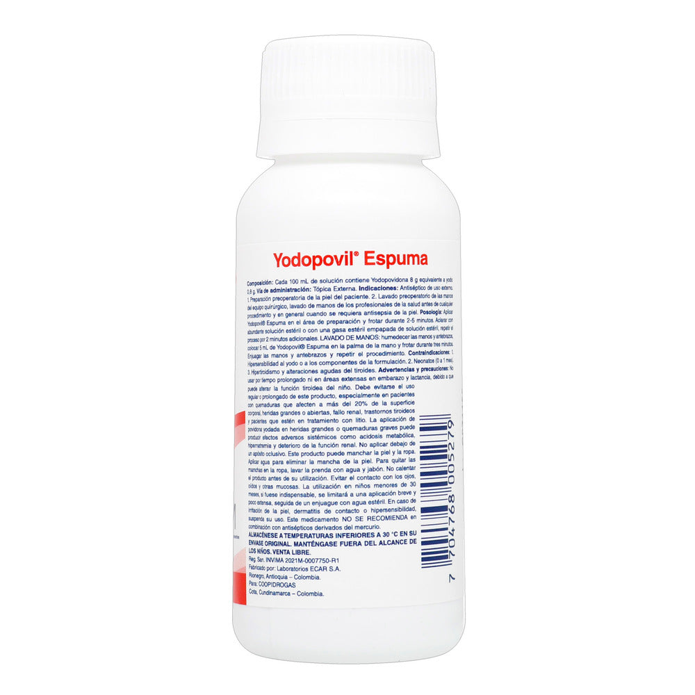 Yodopovil Espuma 60 ml Icom