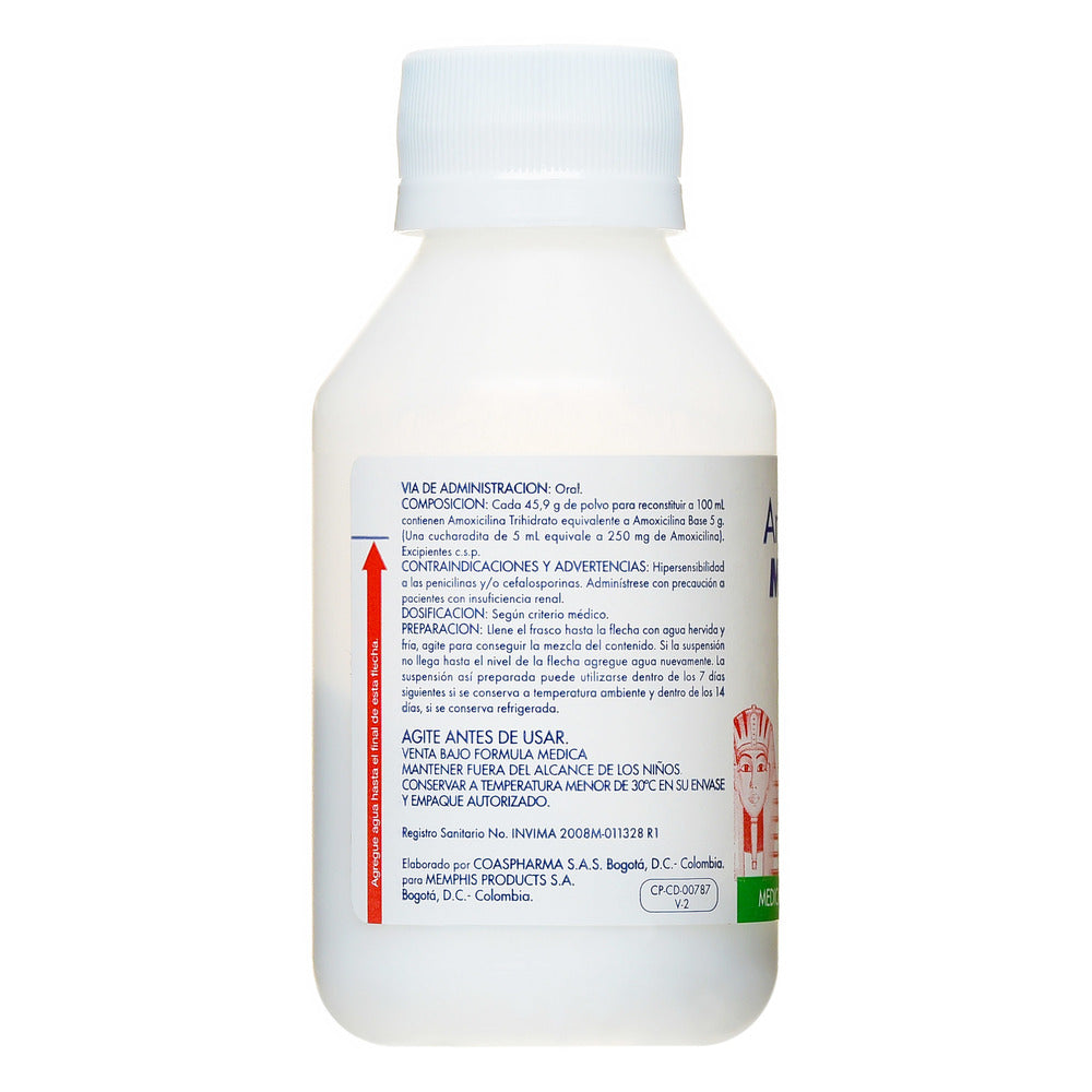 Amoxicilina 250 mg Suspensión 90 ml