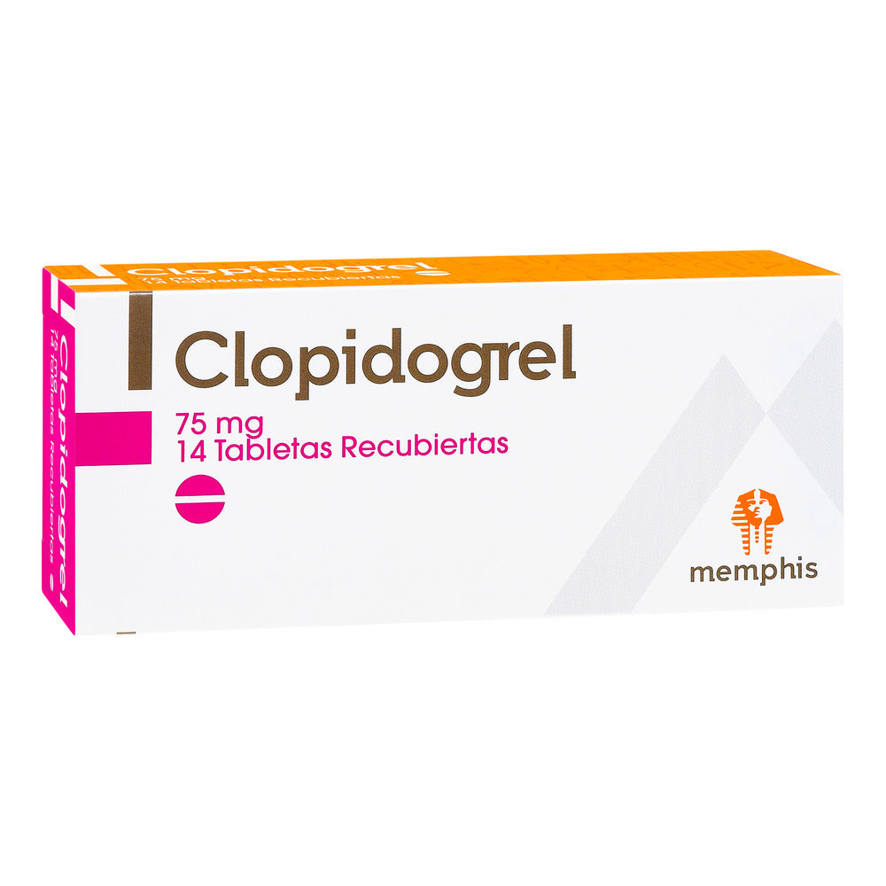 Clopidogrel 75 Miligramos por 14 Tabletas