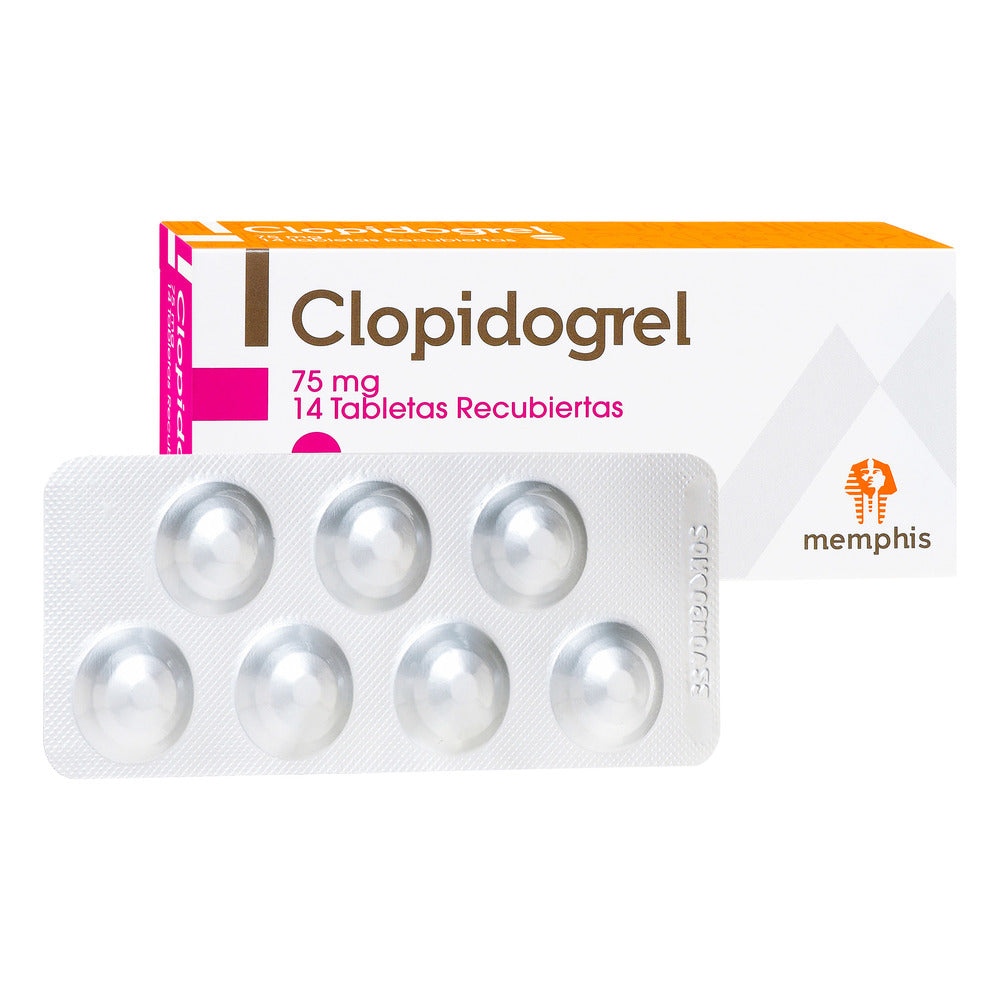 Clopidogrel 75 Miligramos por 14 Tabletas