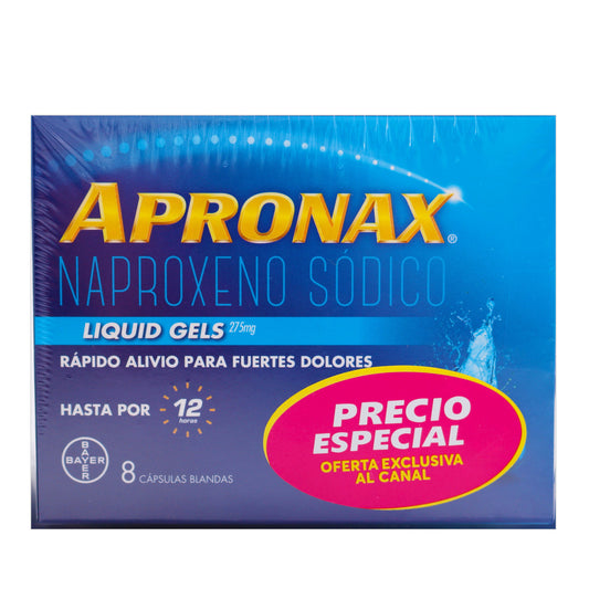 APRONAX L.GEL 275MG 50CAP+APRO 8 CAP P.E