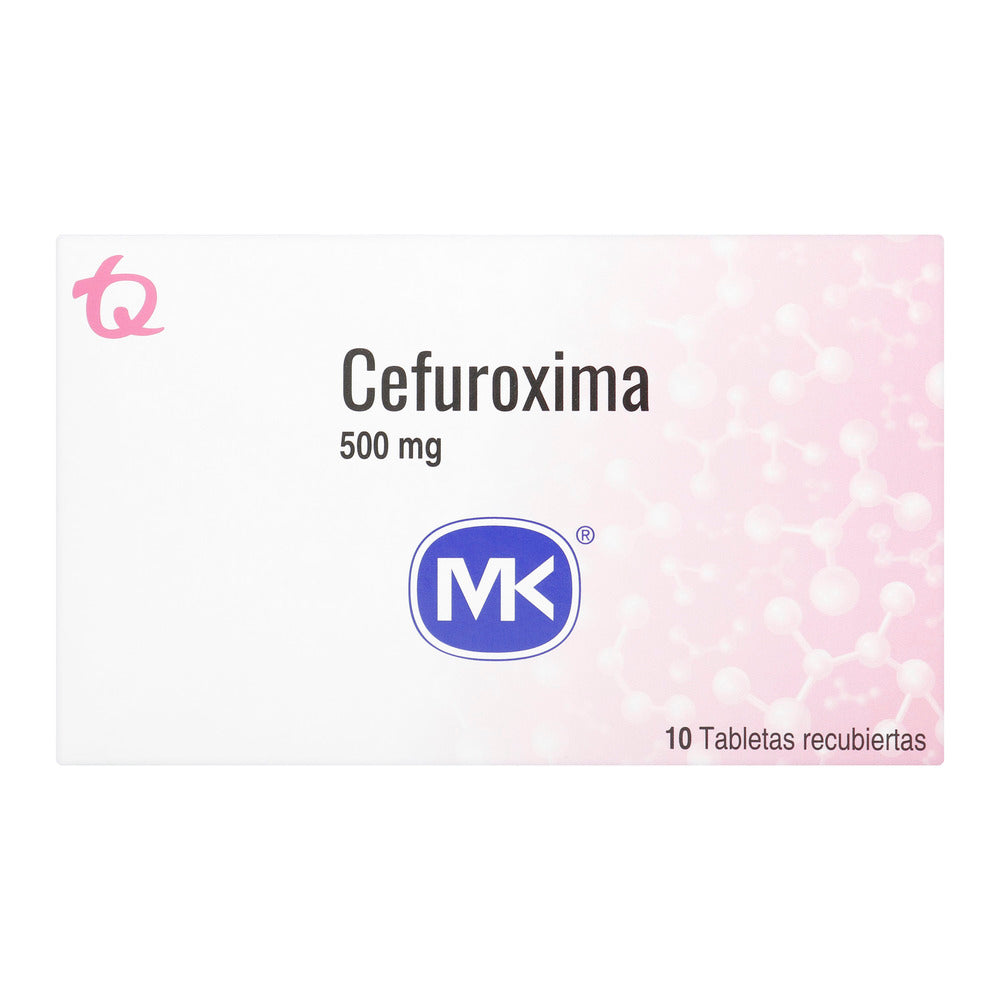 Cefuroxima 500mg 10 Tabletas
