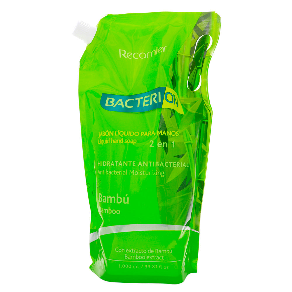 Jabón Bacterion Líquido Repuesto Bambú 1000 ml