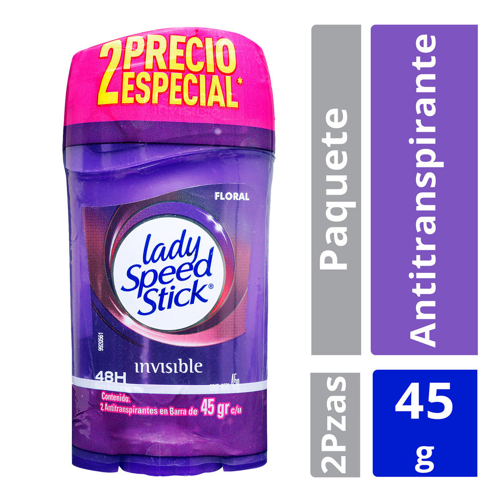 2.DTE.LADY BARRA INV.FLORAL 45GR M P.E
