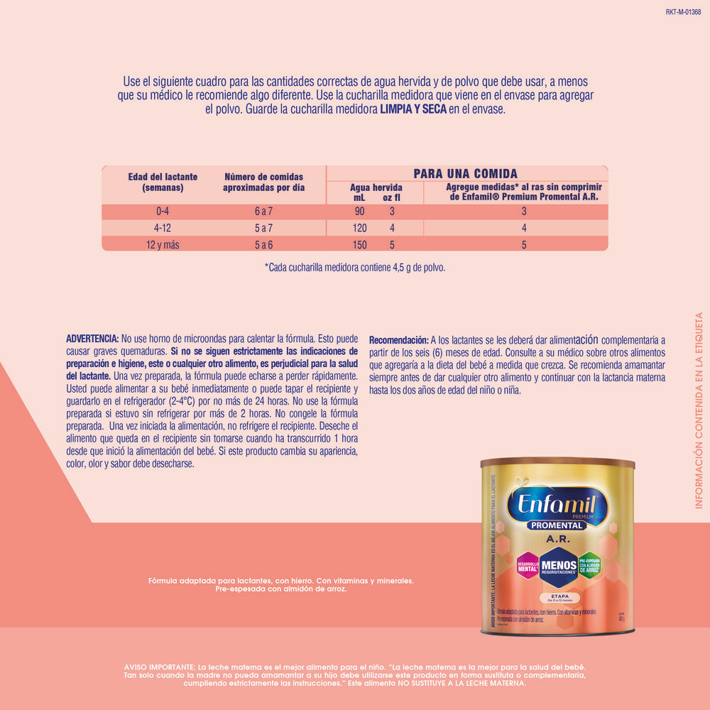 Enfamil AR 400 Gramos