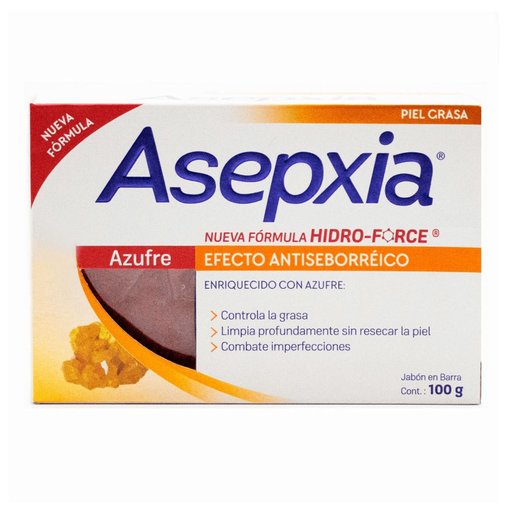 Jabón Asepxia Azufre 100 Gramos