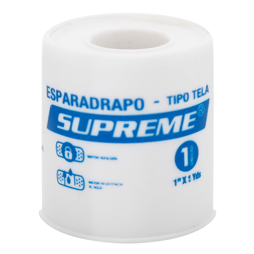 Esparadrapo Tela Blanco Supreme 1x1 Yarda