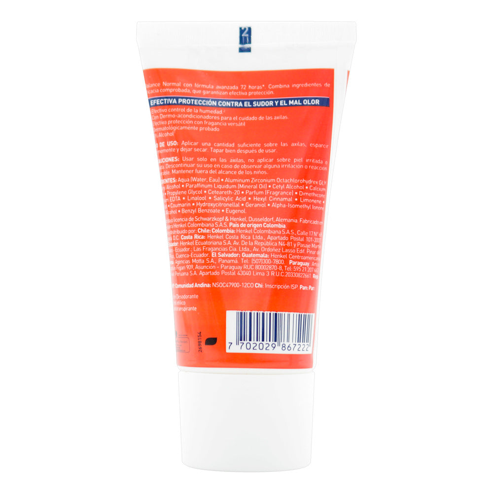 Desodorante Balance Normal Mini Crema 32 Gramos