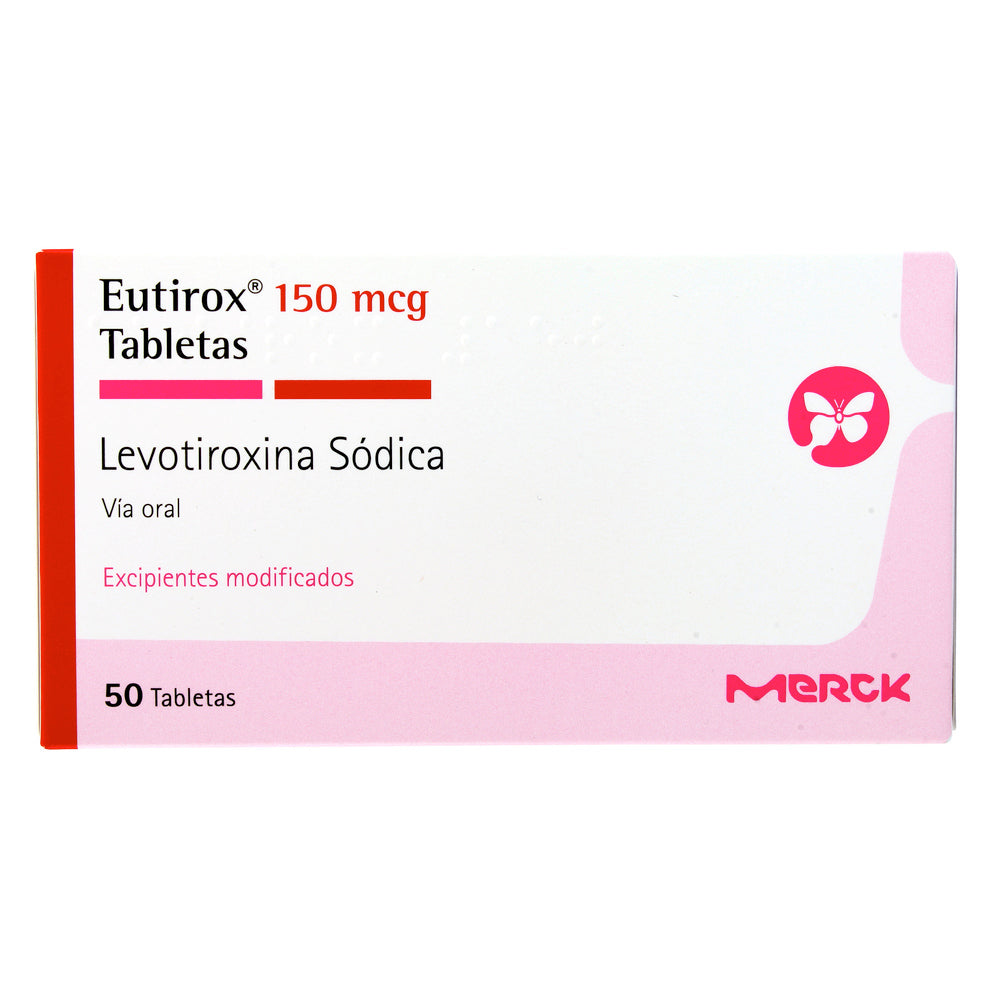 Eutirox 150 mcg 50 Tabletas