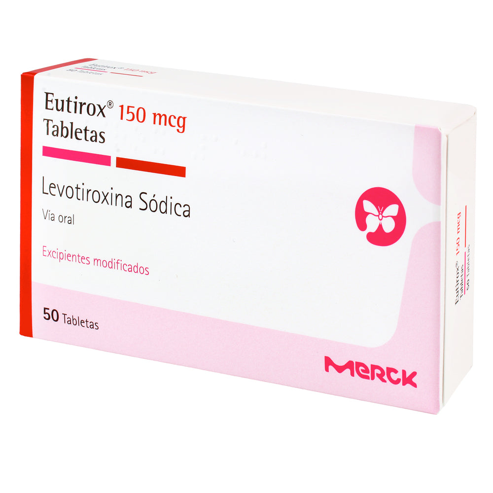 Eutirox 150 mcg 50 Tabletas