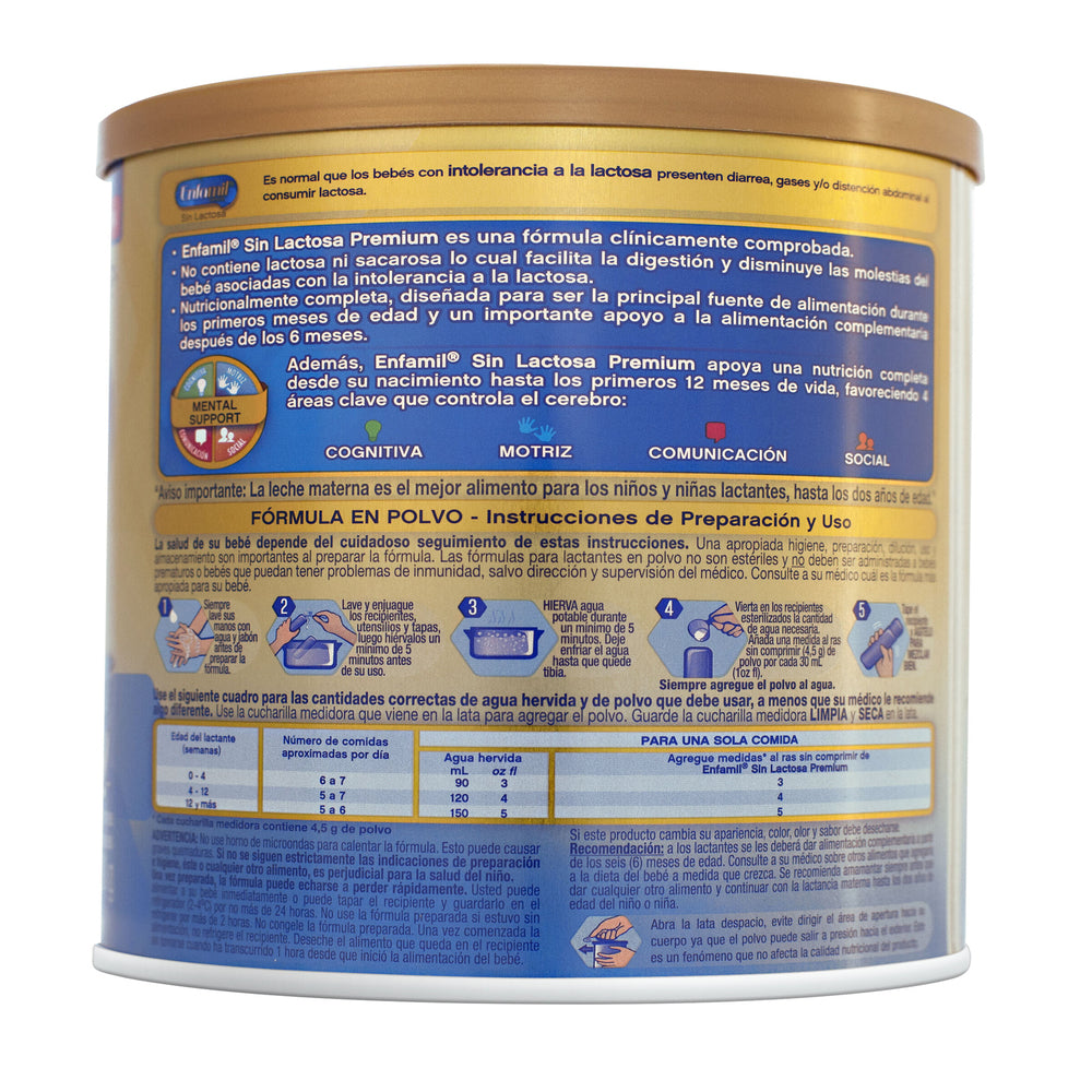 Enfamil Premium Sin Lactosa 400 Gramos