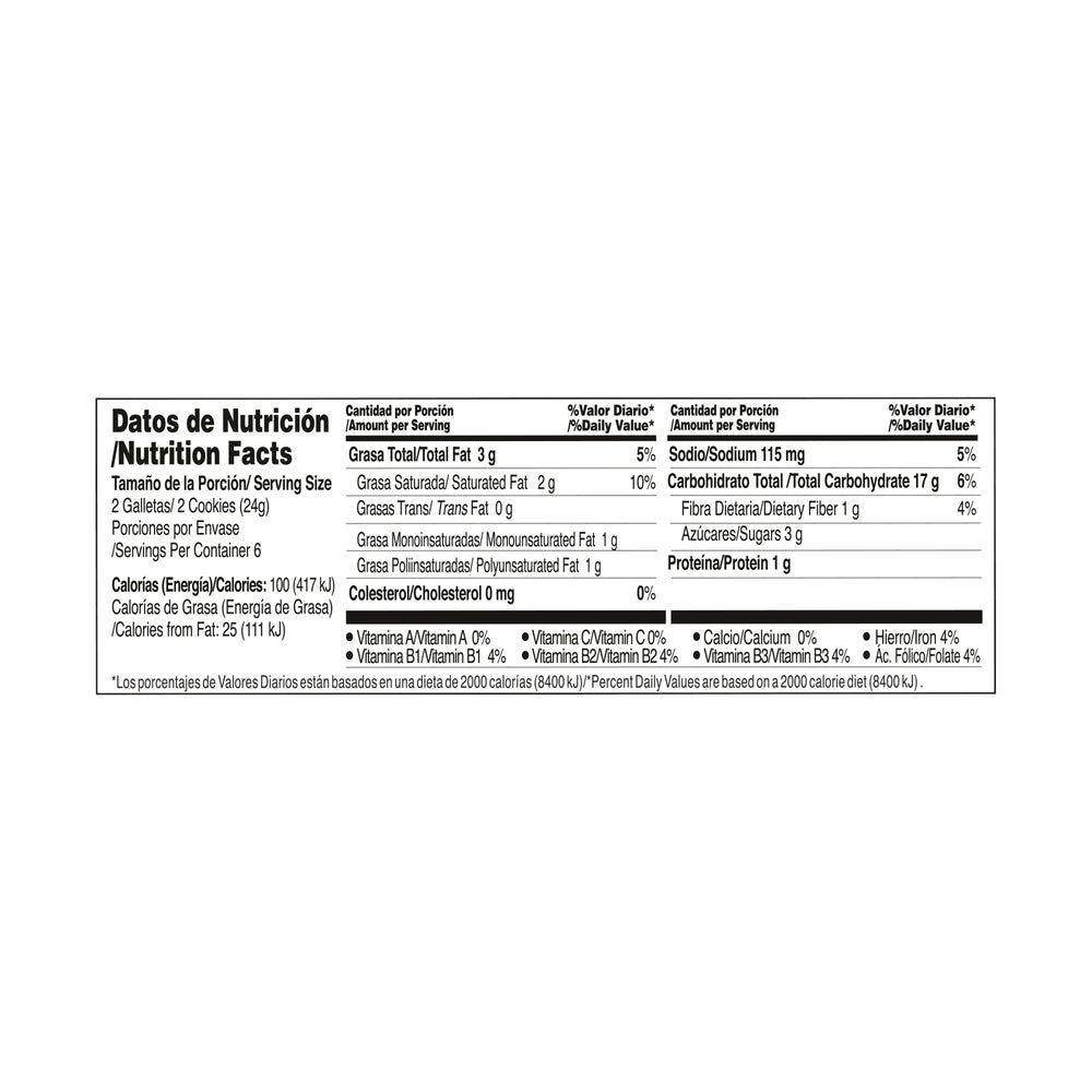 Galletas Tosh Chocolate 6 Unidades