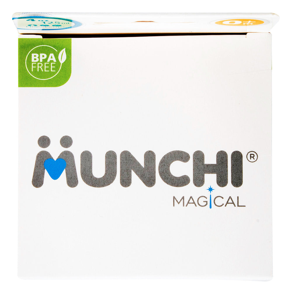 Biberón Munchi Mágico Boca Ancha Flujo Lento 4 Oz